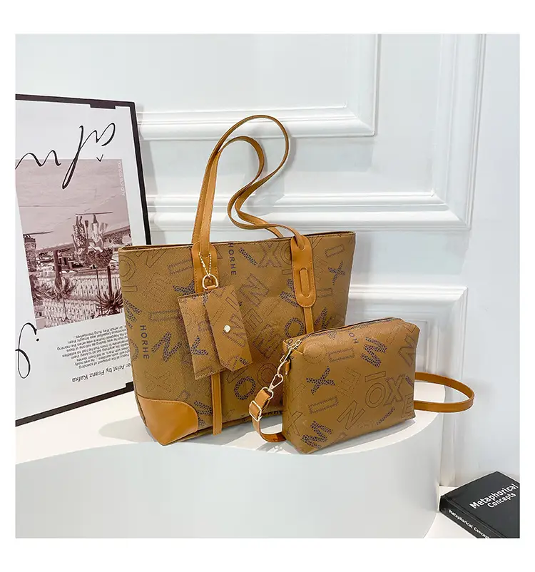 Vintage Monogram Shoulder Bag & Wallet Set for Women — feature 28