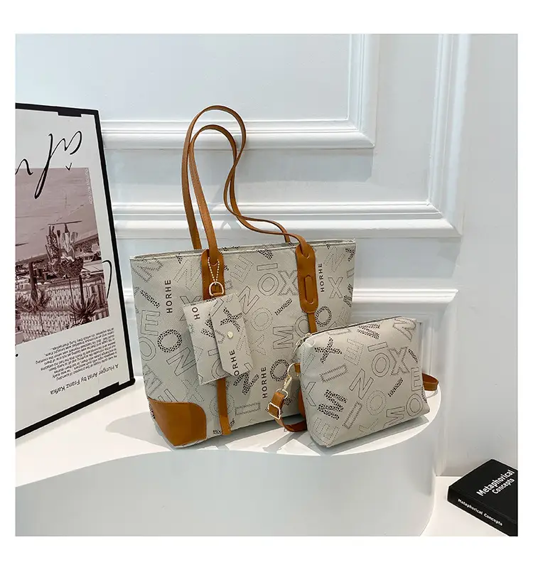 Vintage Monogram Shoulder Bag & Wallet Set for Women — feature 29