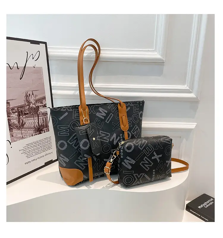 Vintage Monogram Shoulder Bag & Wallet Set for Women — feature 31
