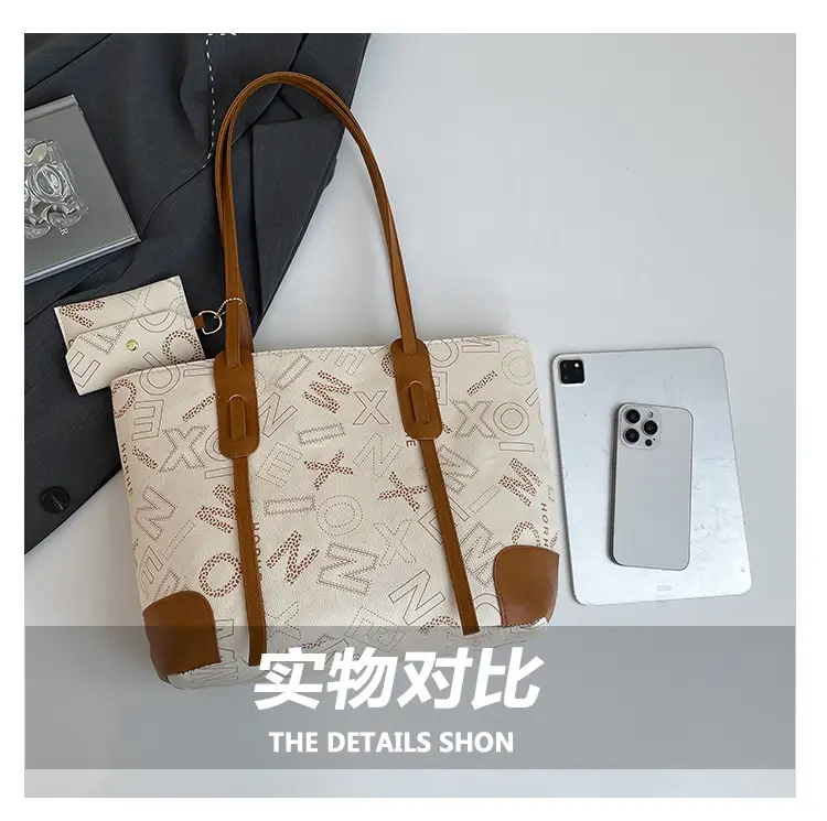 Vintage Monogram Shoulder Bag & Wallet Set for Women — feature 6