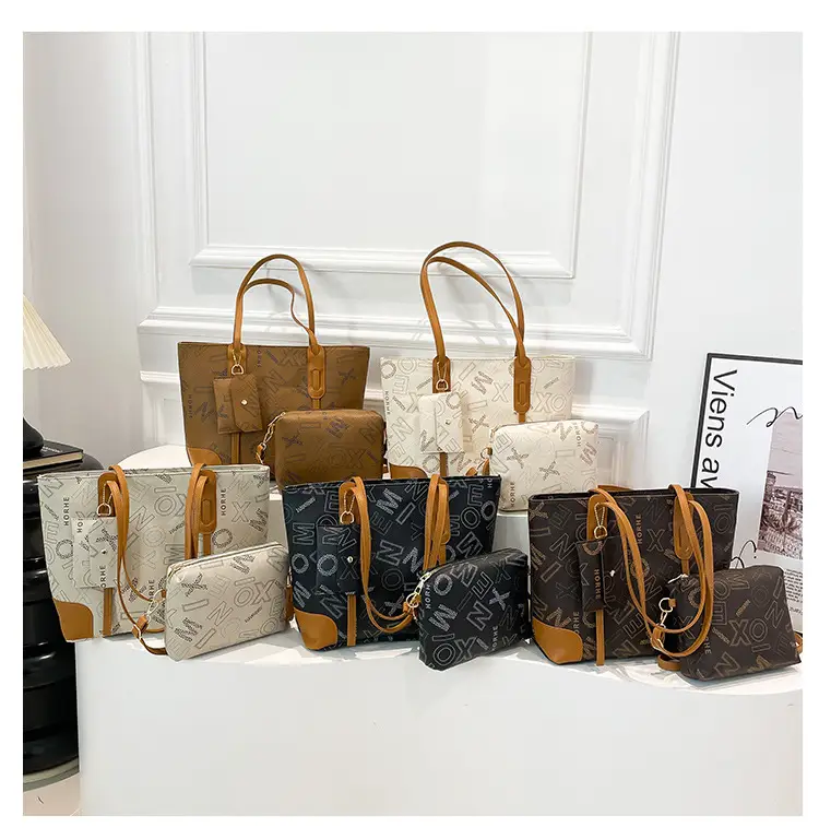 Vintage Monogram Shoulder Bag & Wallet Set for Women — feature 8