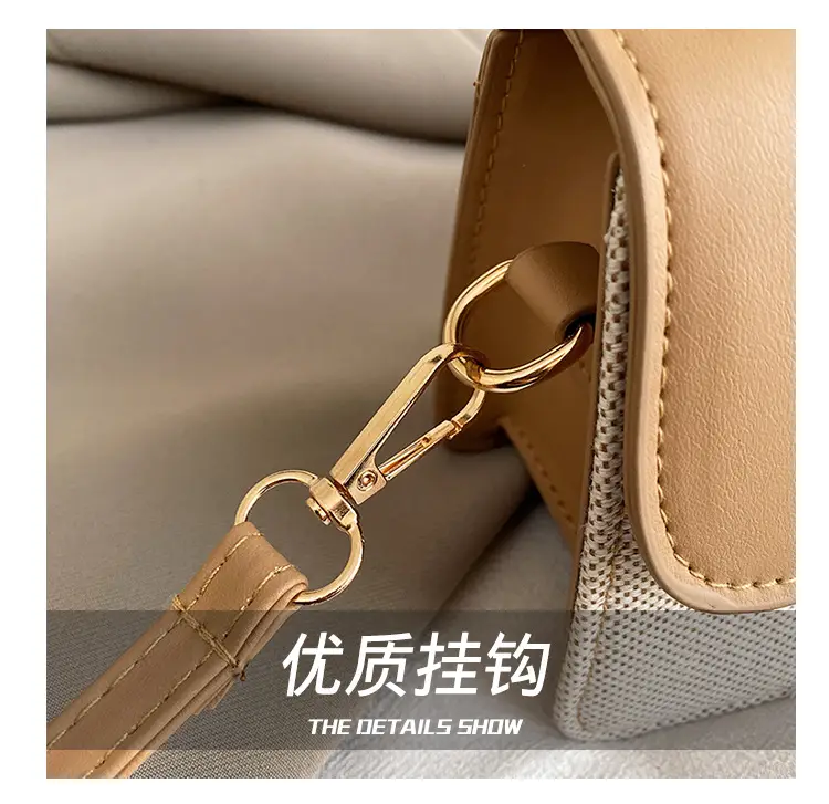Women's Pink Crossbody Bag with Gold Clasp 2025 New Arrival — feature 4