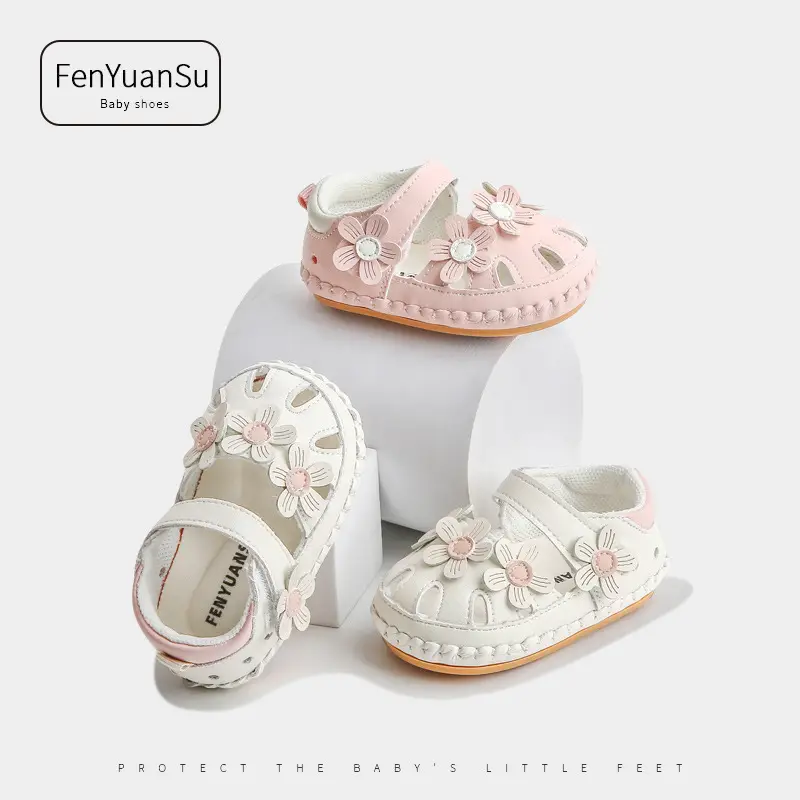 Baby sandals 0 June summer baby soft bottom toddler shoes breathable female baby princess shoes summer baby shoes - Image 3