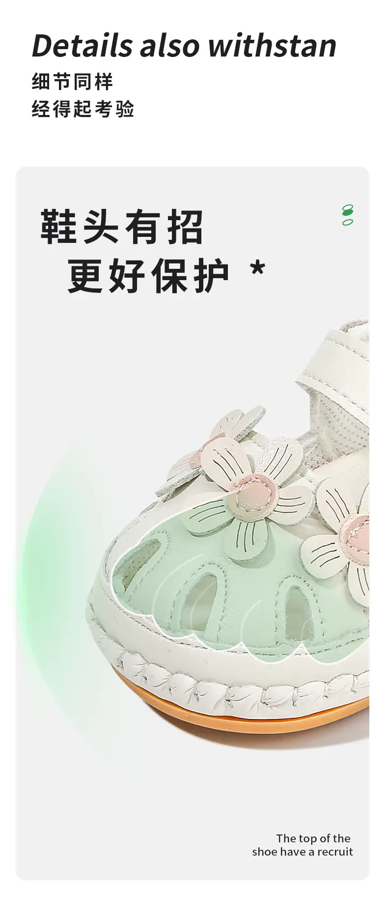 Baby sandals 0 June summer baby soft bottom toddler shoes breathable female baby princess shoes summer baby shoes — feature 11