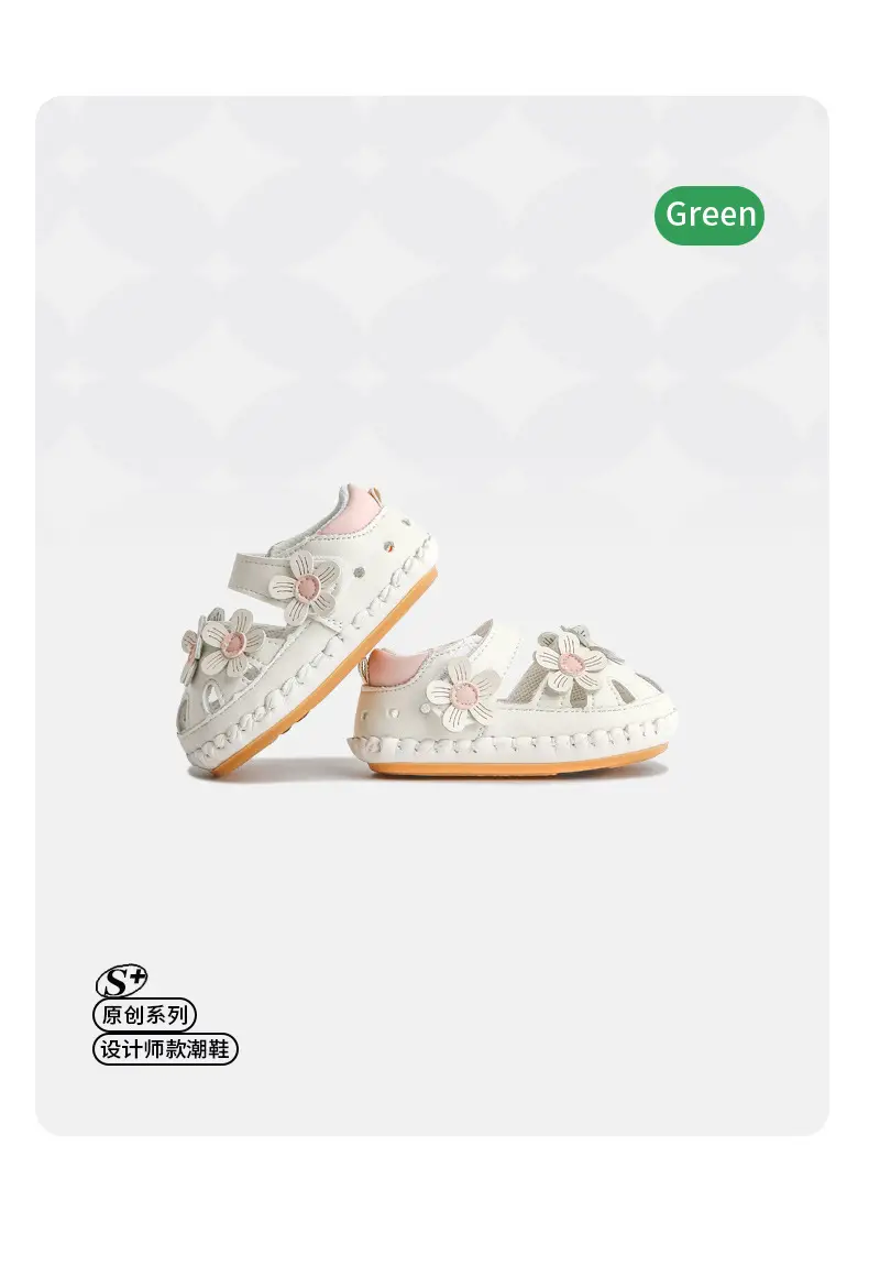 Baby sandals 0 June summer baby soft bottom toddler shoes breathable female baby princess shoes summer baby shoes — feature 17