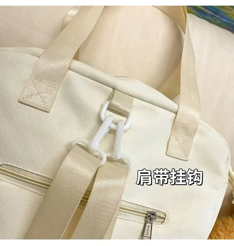 Cute Pink Crossbody Bag for Girls Large Capacity Tote Bag — feature 42