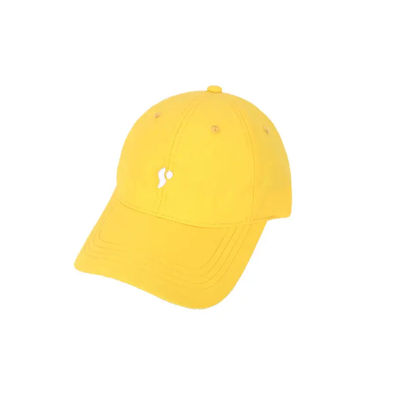 Women Yellow Baseball Cap Wide Brim Peaked Cap - Image 8