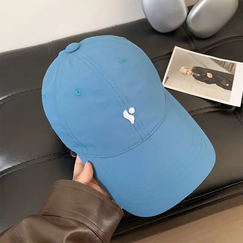 Women Yellow Baseball Cap Wide Brim Peaked Cap - Image 2