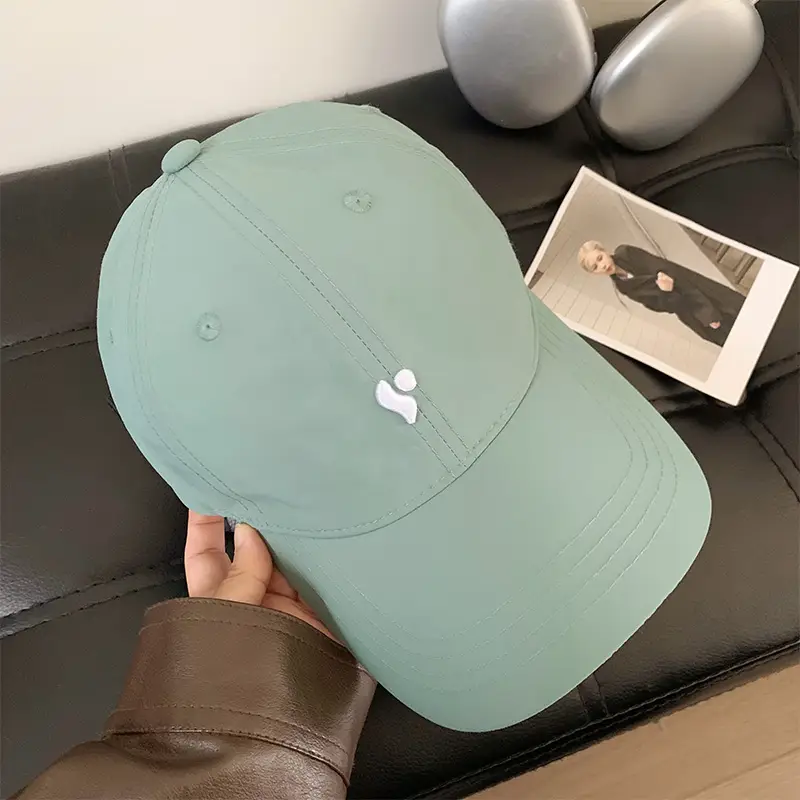Women Yellow Baseball Cap Wide Brim Peaked Cap - Image 3