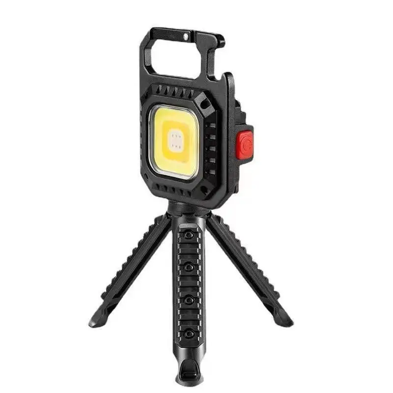 Portable LED Flashlight Keychain Strong Light Nightlight - Image 2