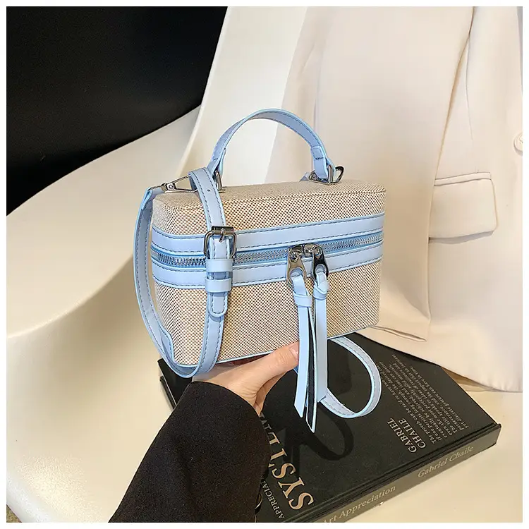 New Contrast Stitching 2025 Western Style Large Capacity Box Bag - Image 7