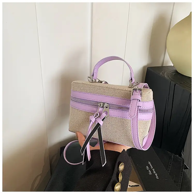 New Contrast Stitching 2025 Western Style Large Capacity Box Bag - Image 9