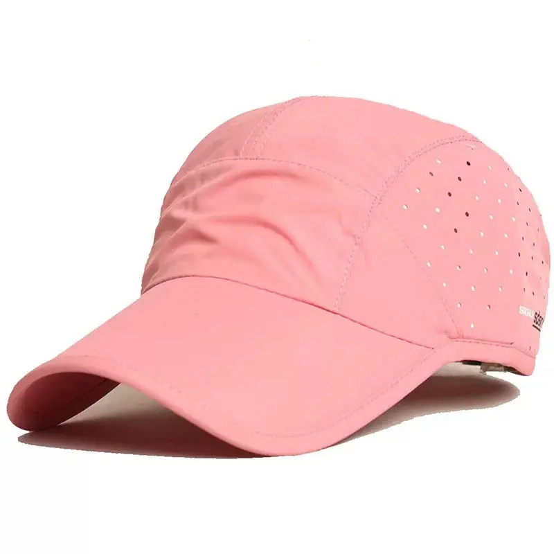 Men Grey Geometric Baseball Cap Quick-Drying Outdoor Visor Sun Hat - Image 12