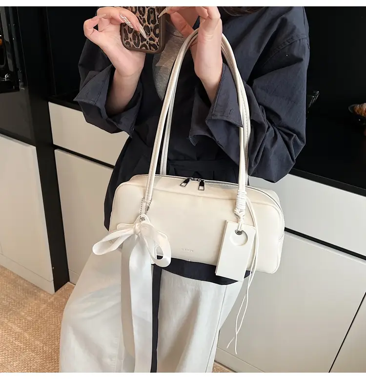 Pink Bow Shoulder Bag for Women — feature 11