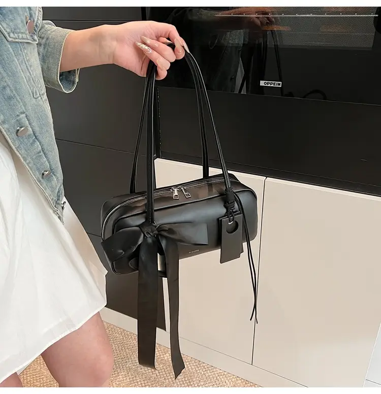 Pink Bow Shoulder Bag for Women — feature 14