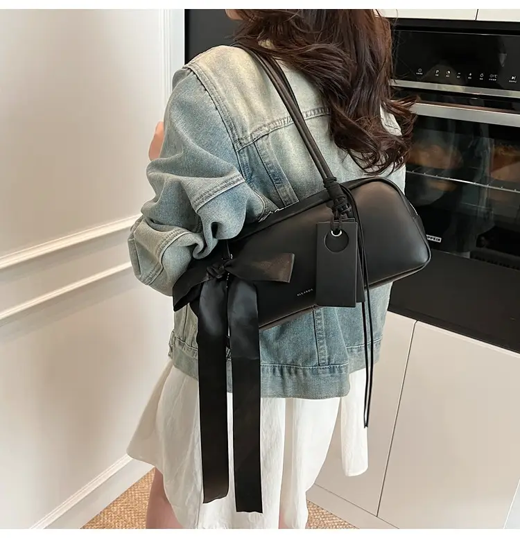 Pink Bow Shoulder Bag for Women — feature 17