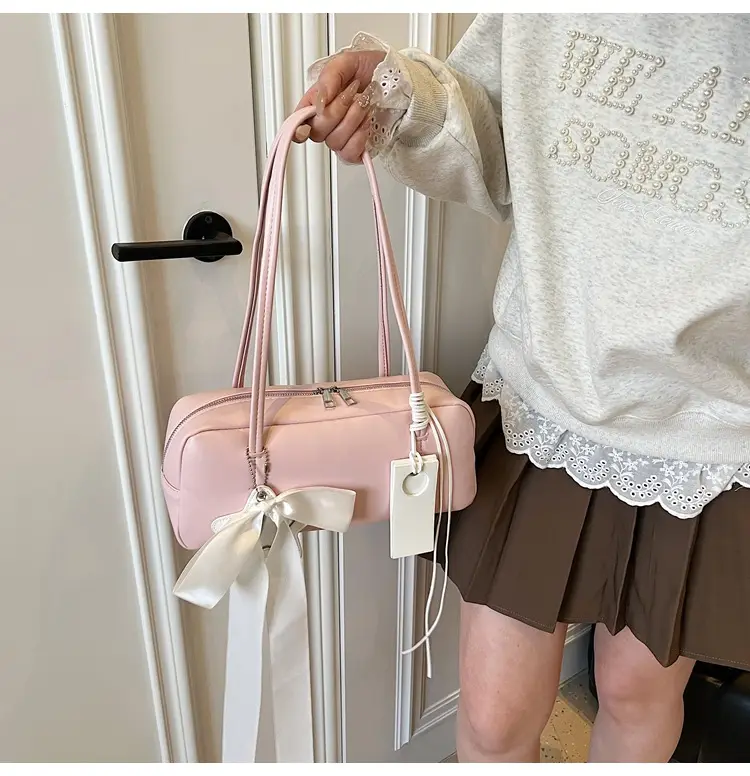 Pink Bow Shoulder Bag for Women — feature 20