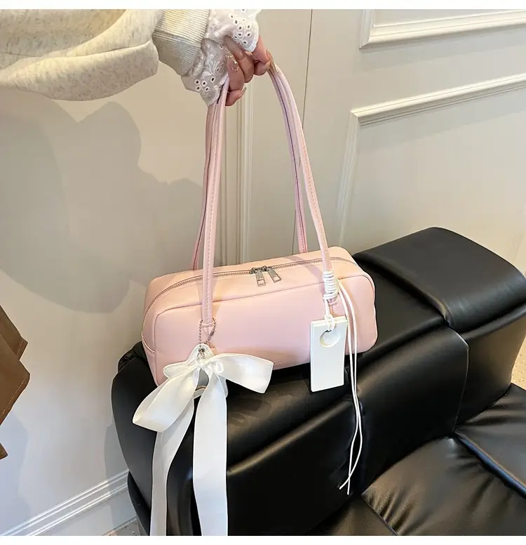 Pink Bow Shoulder Bag for Women — feature 21