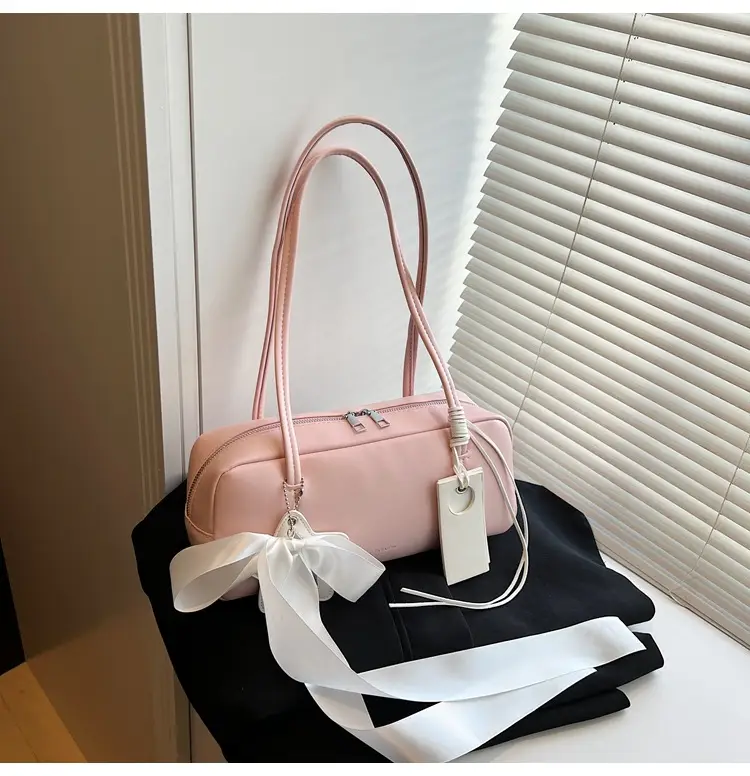 Pink Bow Shoulder Bag for Women — feature 30