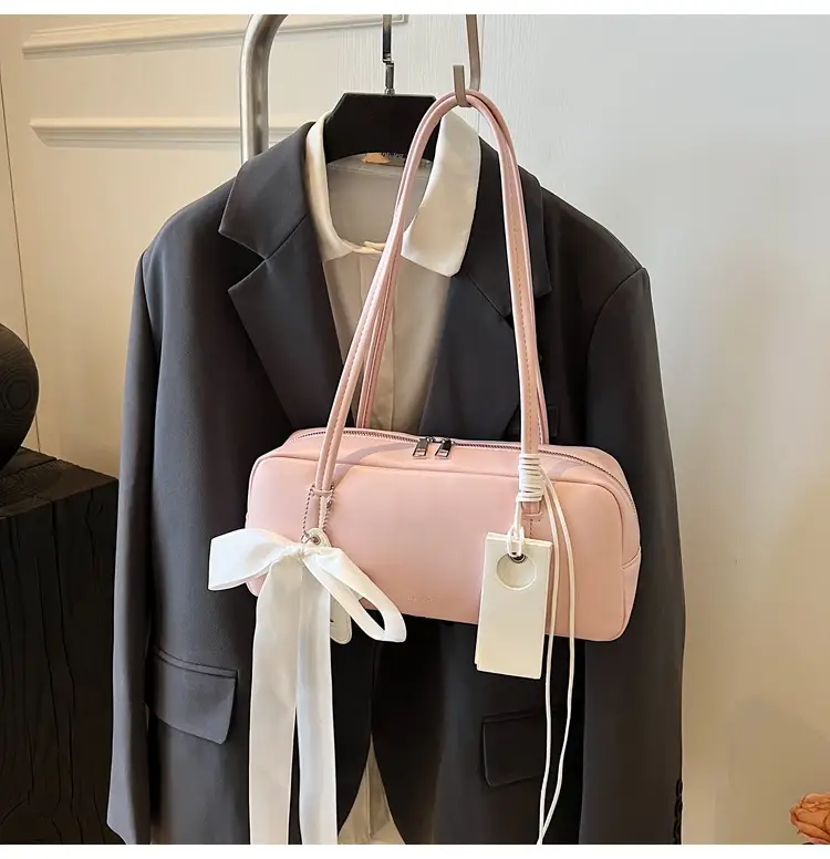 Pink Bow Shoulder Bag for Women — feature 33