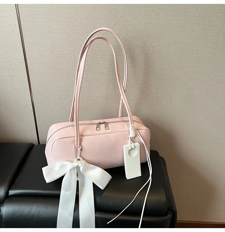 Pink Bow Shoulder Bag for Women — feature 38