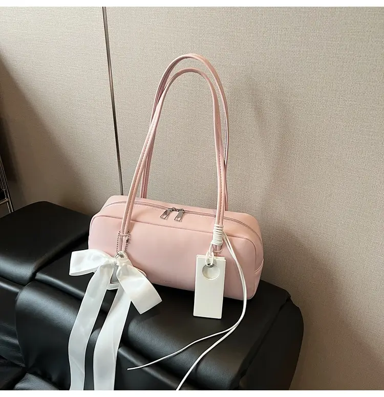 Pink Bow Shoulder Bag for Women — feature 39
