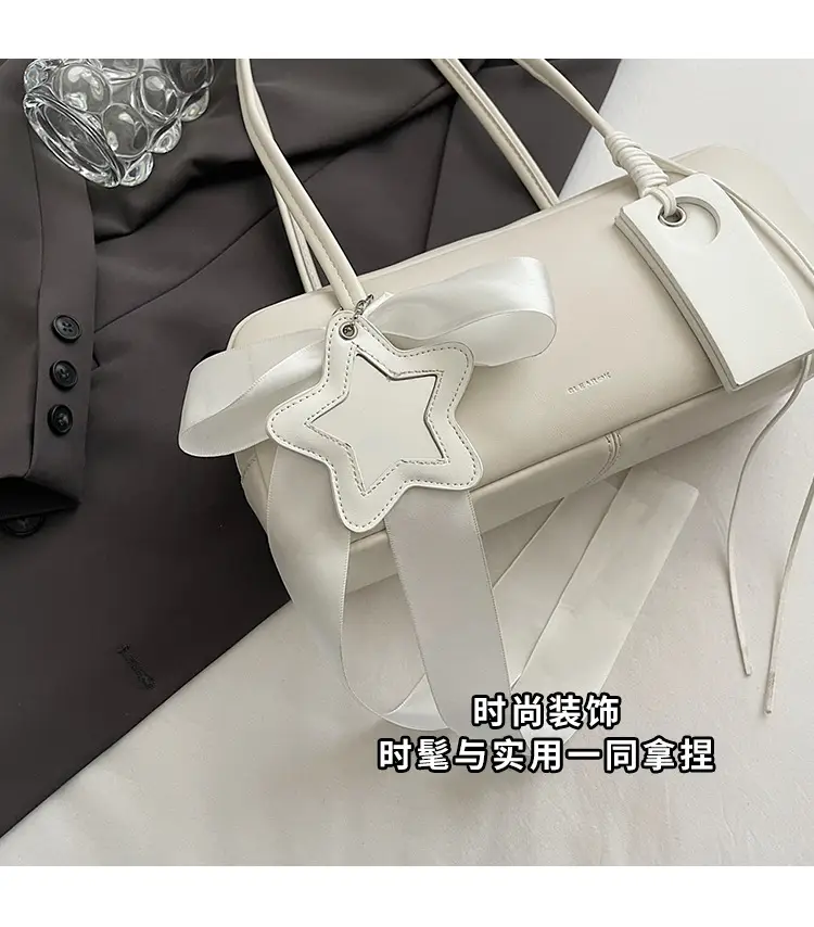 Pink Bow Shoulder Bag for Women — feature 6