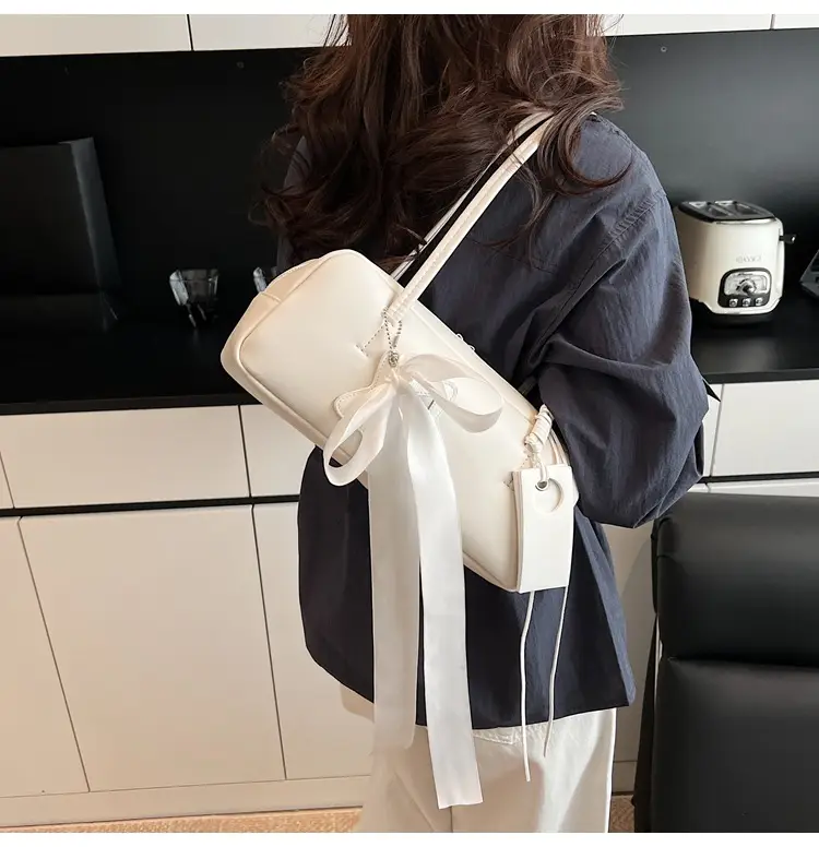 Pink Bow Shoulder Bag for Women — feature 9