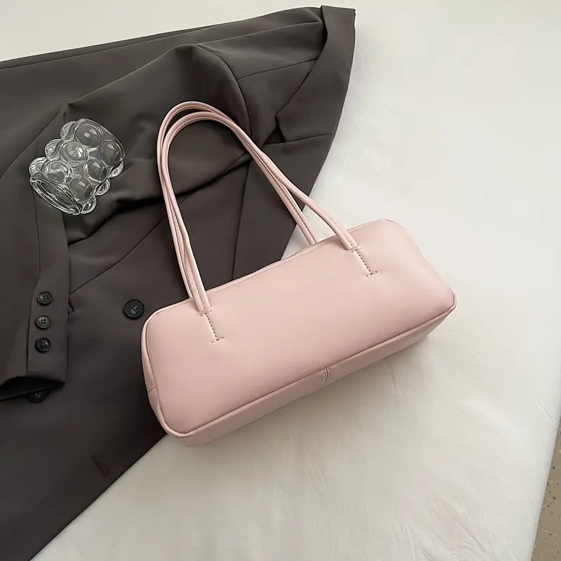 Pink Bow Shoulder Bag for Women - Image 5