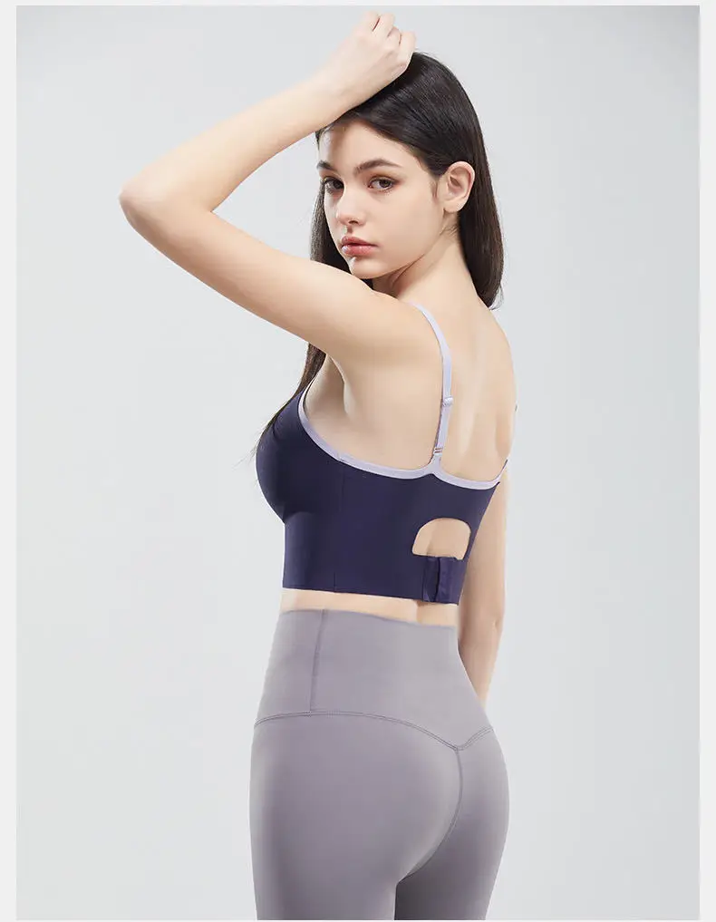 Light Green Sling Strap Sports Bra for Women — feature 11