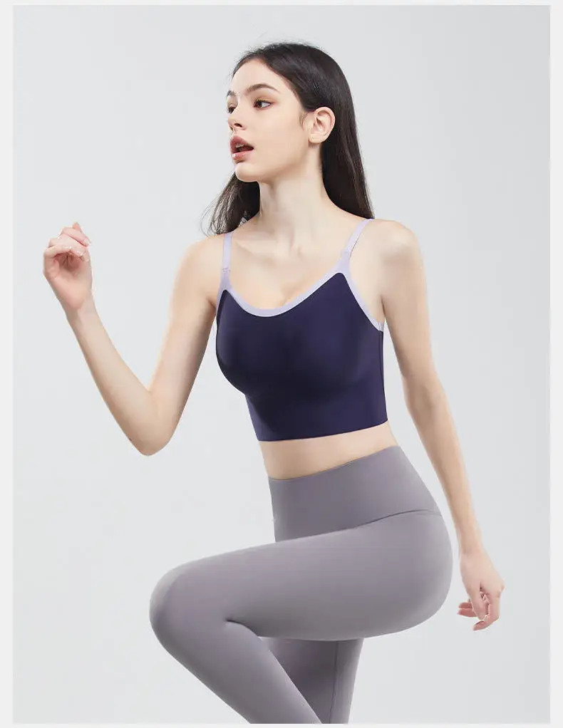 Light Green Sling Strap Sports Bra for Women — feature 12