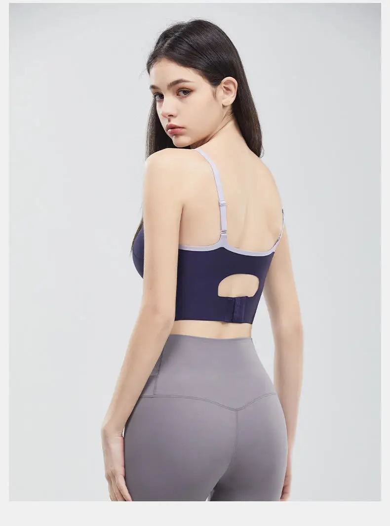 Light Green Sling Strap Sports Bra for Women — feature 14