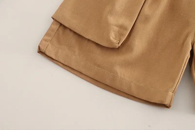 Summer New Boys Printed Cotton Shorts Suit — feature 11