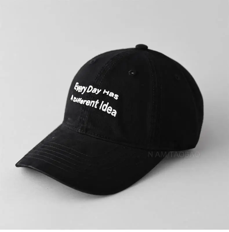 2025 Korean Style Black Baseball Cap for Women Men — feature 5