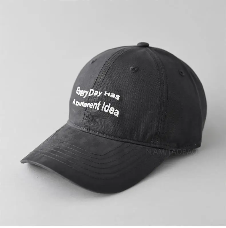 2025 Korean Style Black Baseball Cap for Women Men — feature 7