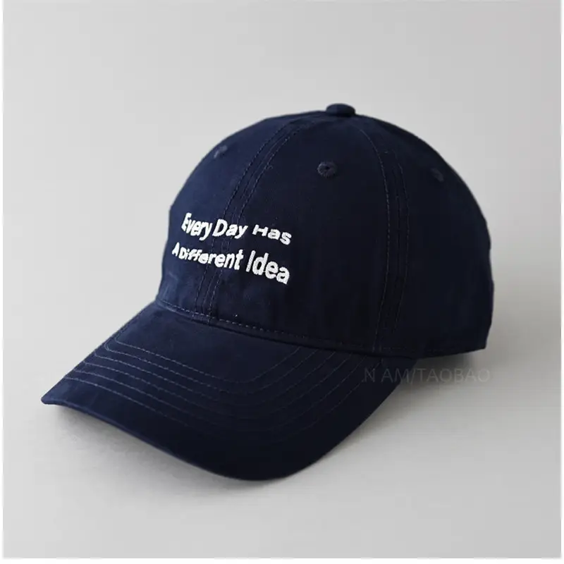 2025 Korean Style Black Baseball Cap for Women Men - Image 2