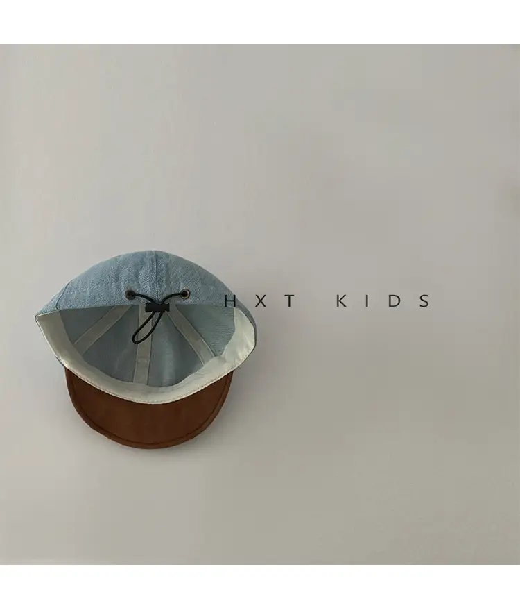 Children's M-Branded Cap Set Blue Brown — feature 10