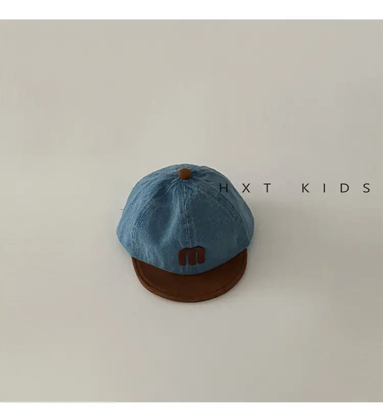 Children's M-Branded Cap Set Blue Brown — feature 8