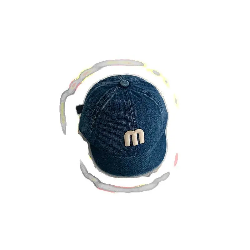 Black Knit Baseball Cap for Boys Girls Small - Image 8