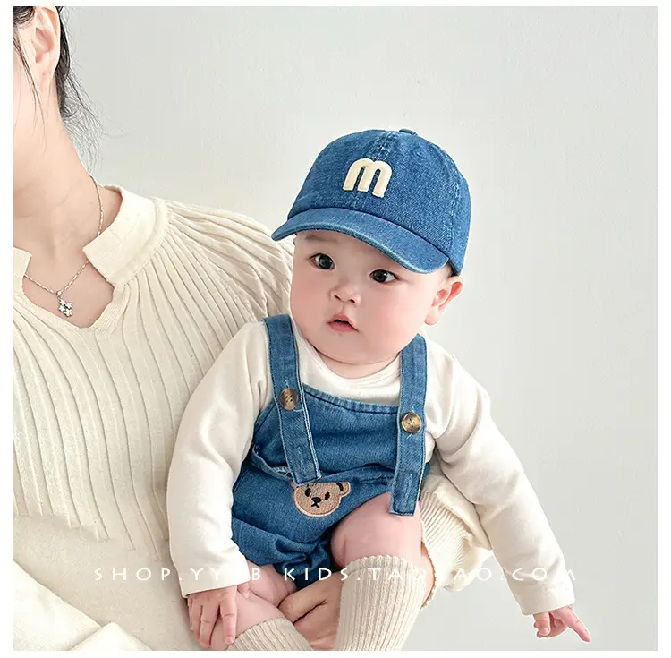Black Knit Baseball Cap for Boys Girls Small — feature 2