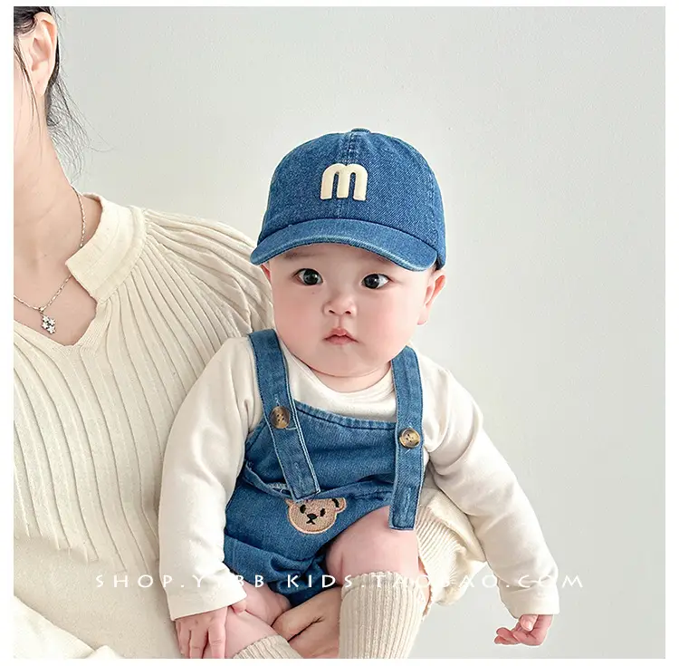 Black Knit Baseball Cap for Boys Girls Small — feature 3