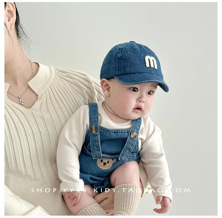 Black Knit Baseball Cap for Boys Girls Small — feature 4