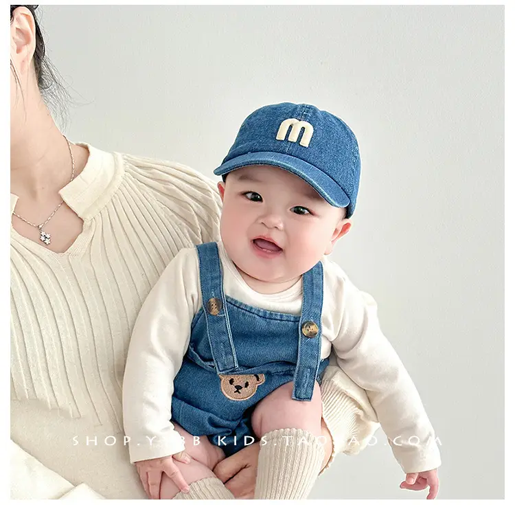 Black Knit Baseball Cap for Boys Girls Small — feature 5