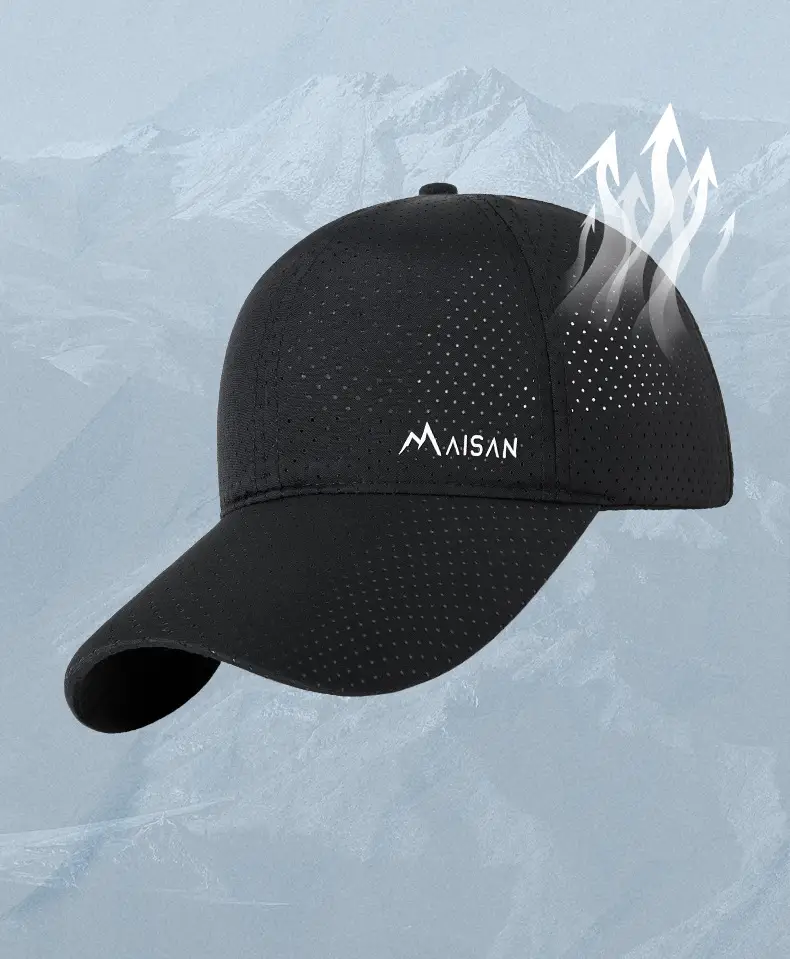 Blue 2025 Spring Summer Men's Punched Cap — feature 16
