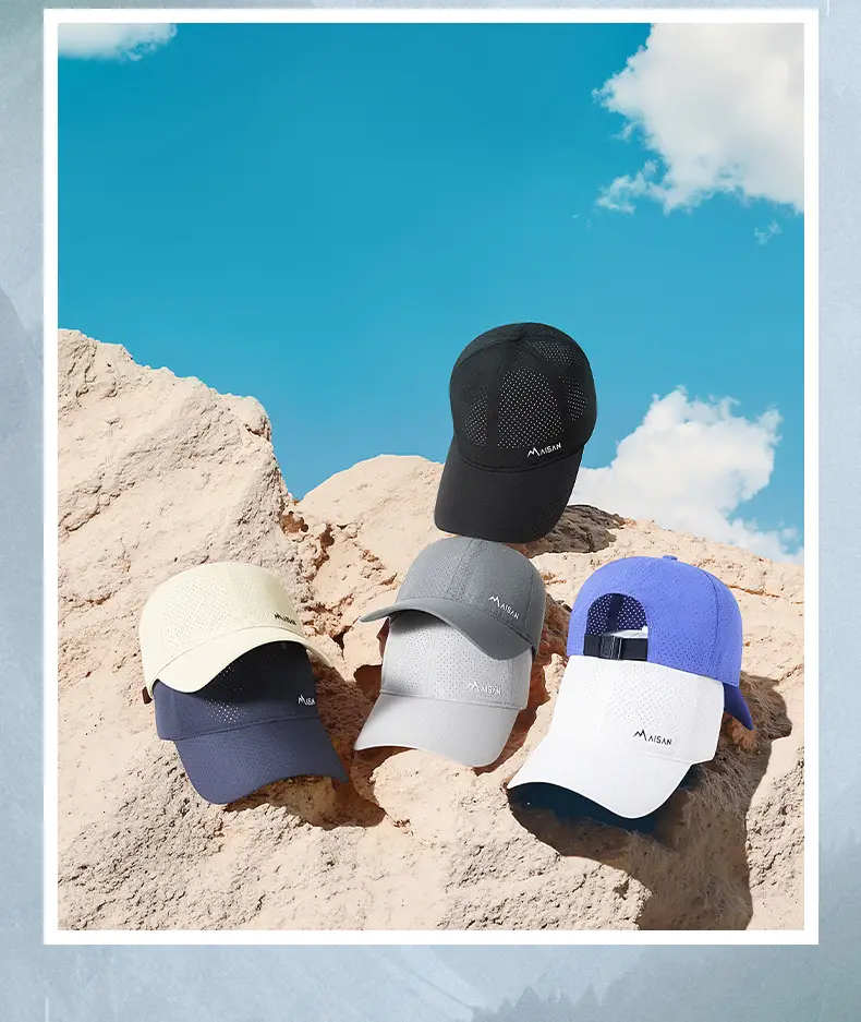 Blue 2025 Spring Summer Men's Punched Cap — feature 25