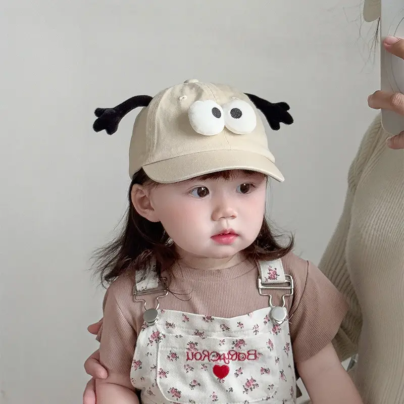 Brown Baby Cap with Tentacles Spring