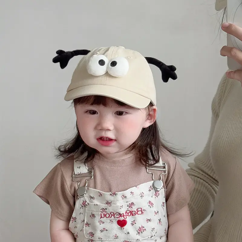 Brown Baby Cap with Tentacles Spring