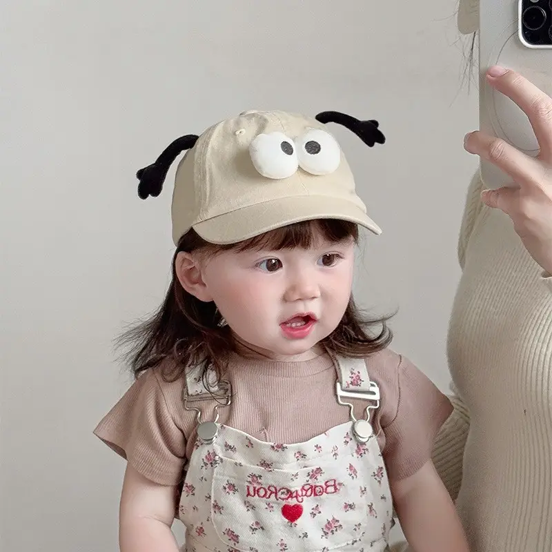 Brown Baby Cap with Tentacles Spring