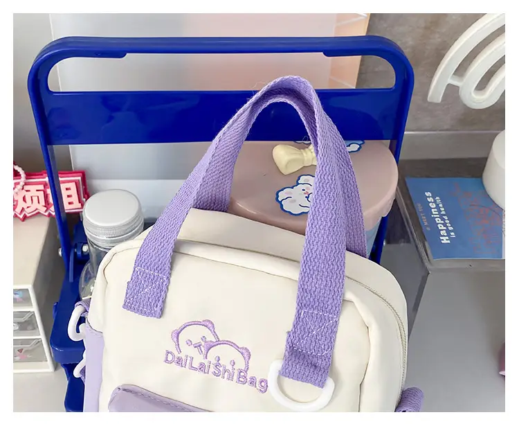 Cute Cartoon Doll Transparent Shoulder Bag for Women — feature 8
