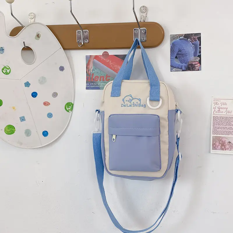 Cute Cartoon Doll Transparent Shoulder Bag for Women